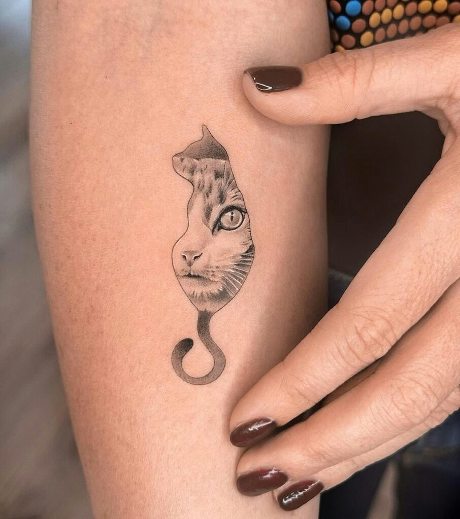 Tatuaje de gato