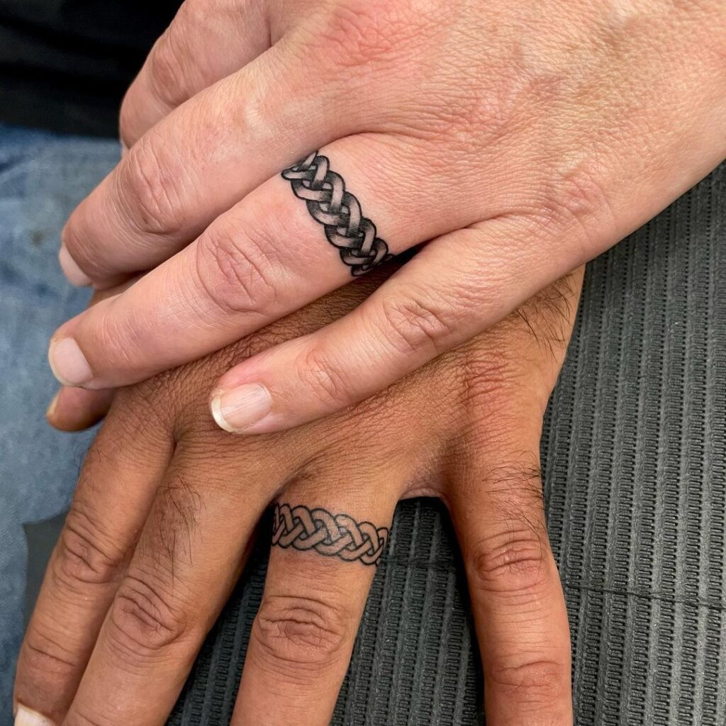 Chain Wedding Bands