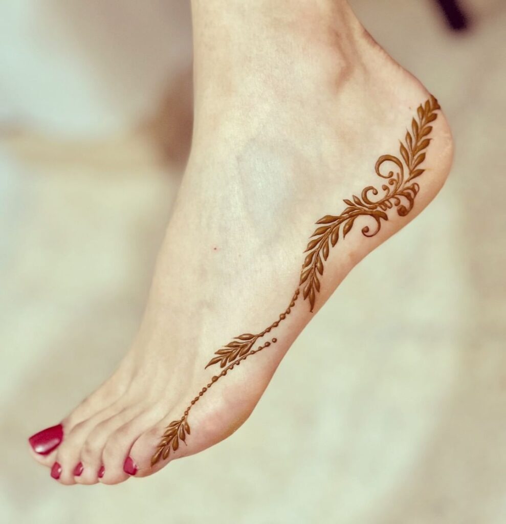 Decorative Feet Tattoo