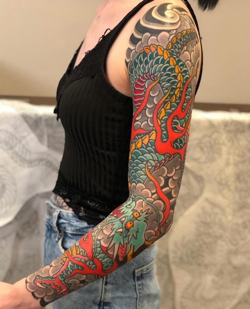 Dragon Sleeve Tattoo