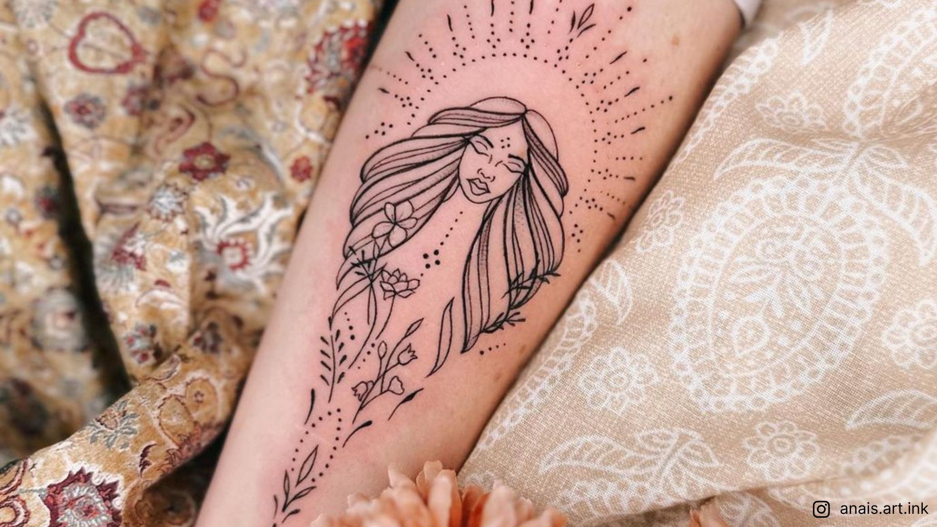 goddess tattoo for woman