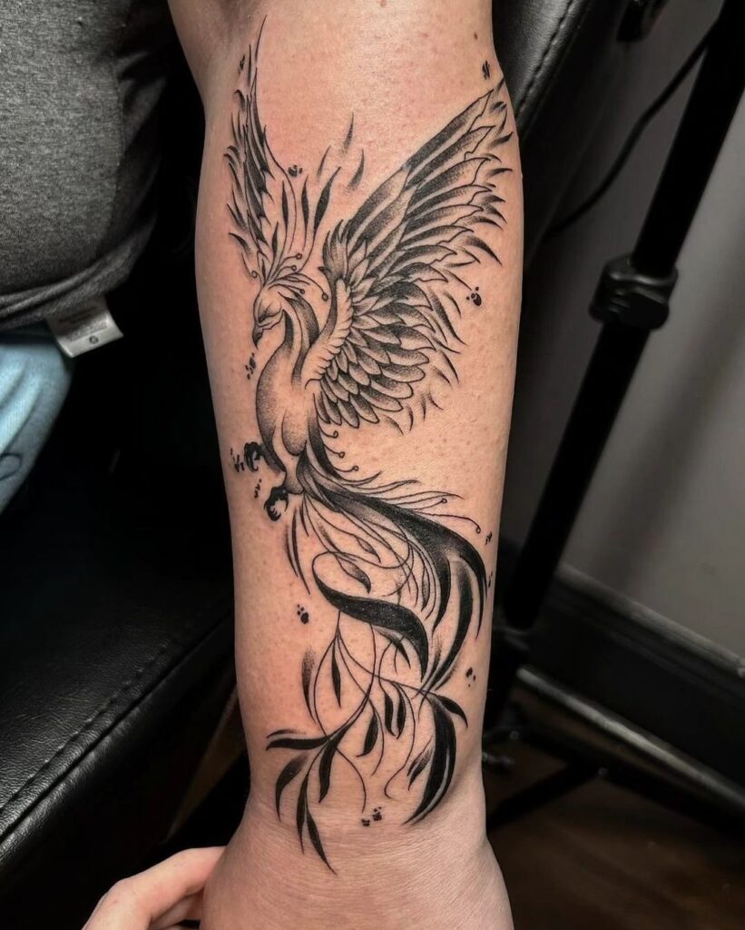 Tinta para antebrazo Phoenix