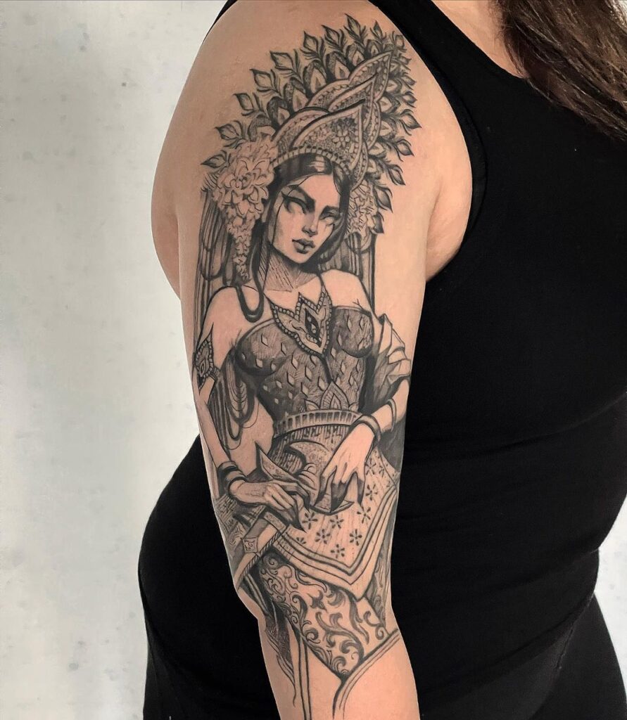 War Goddess Tattoo