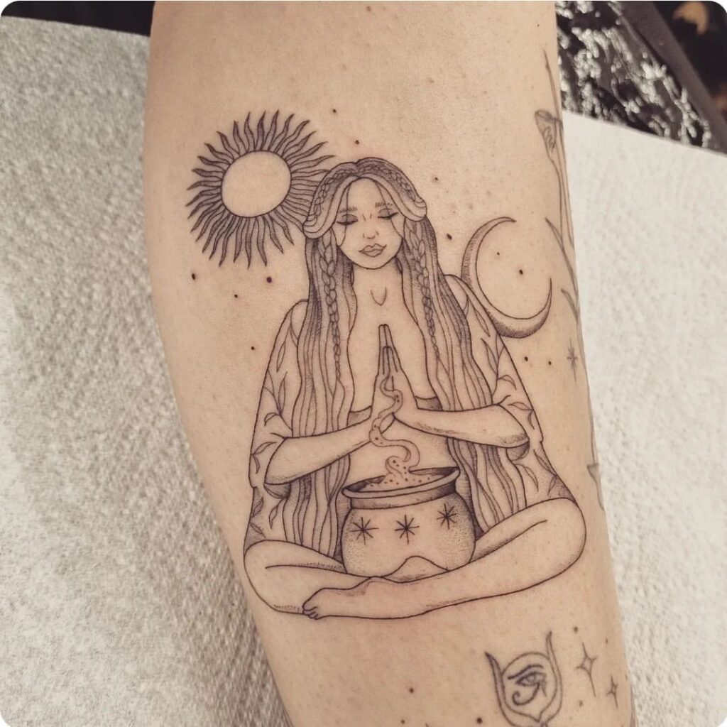 Ceridwen Goddess Tattoo