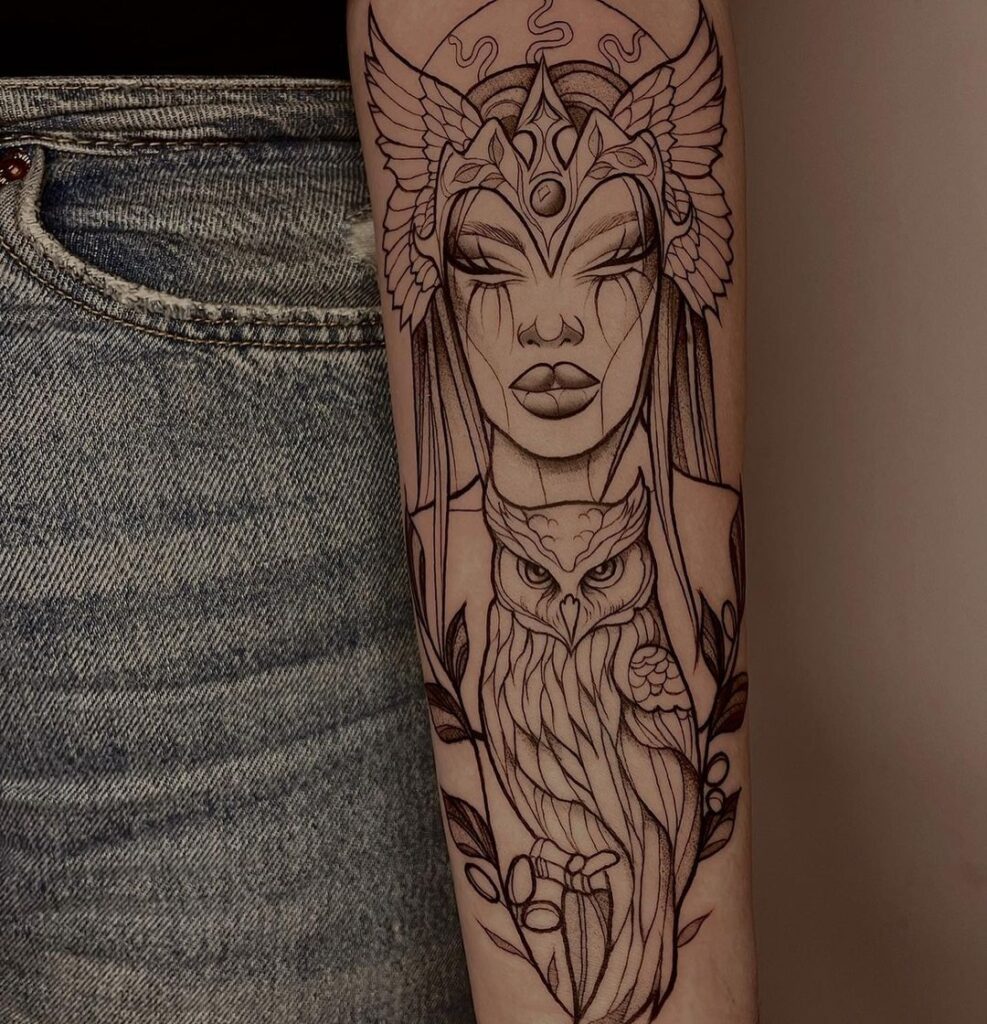 Warrior Goddess Tattoo