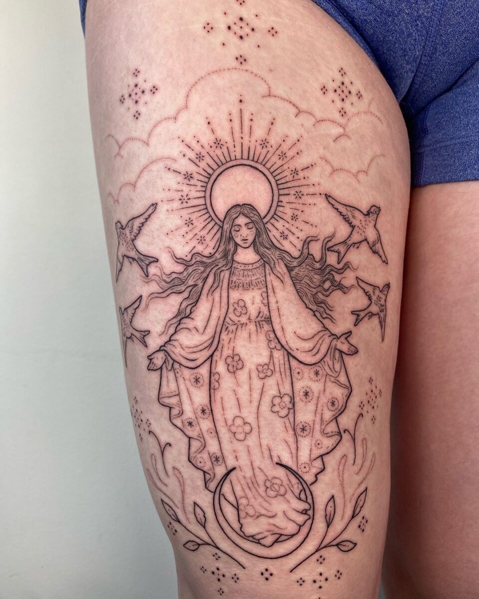 27 Magnificent Goddess Tattoos For Women