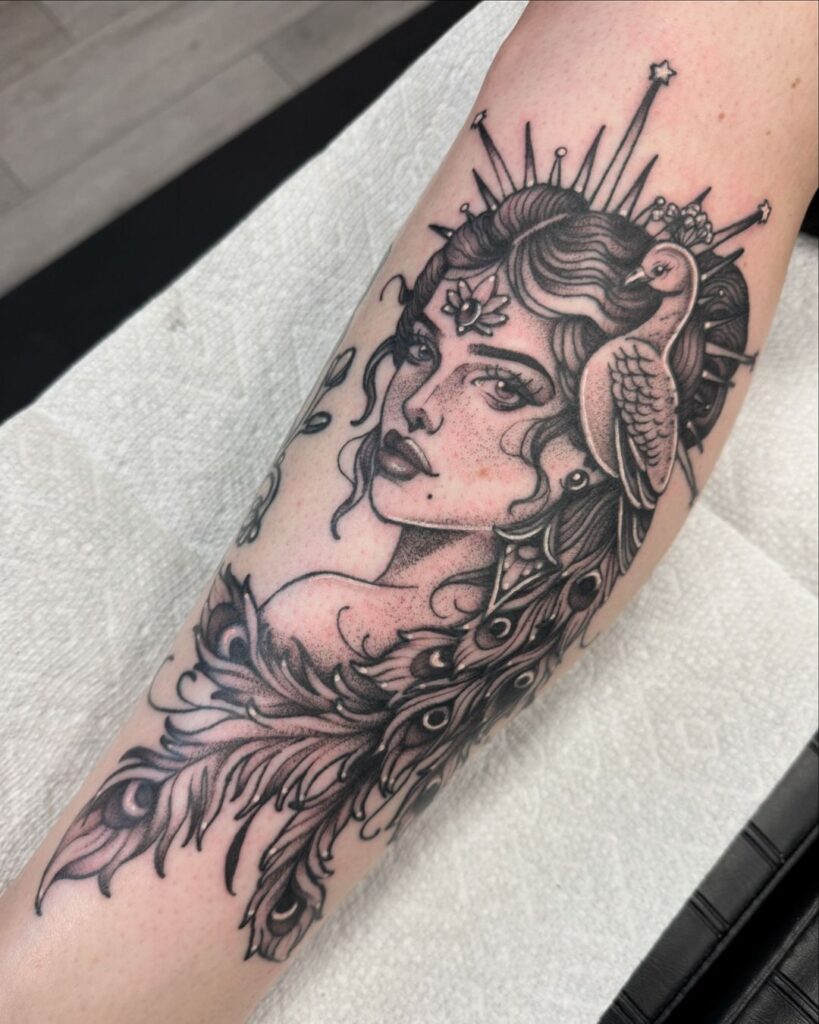 Hera Goddess Tattoo