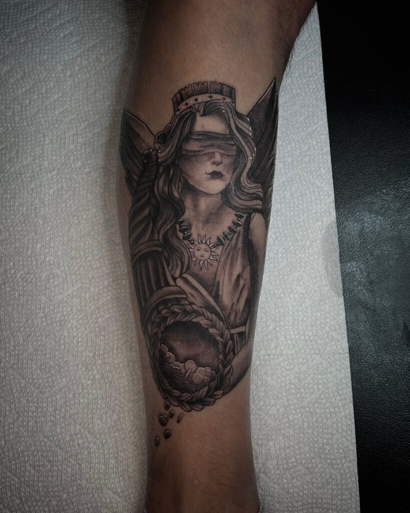 Fortuna Goddess Tattoo