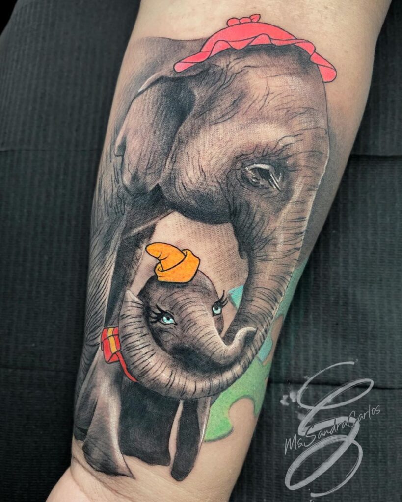 Dumbo y mamá Dumbo