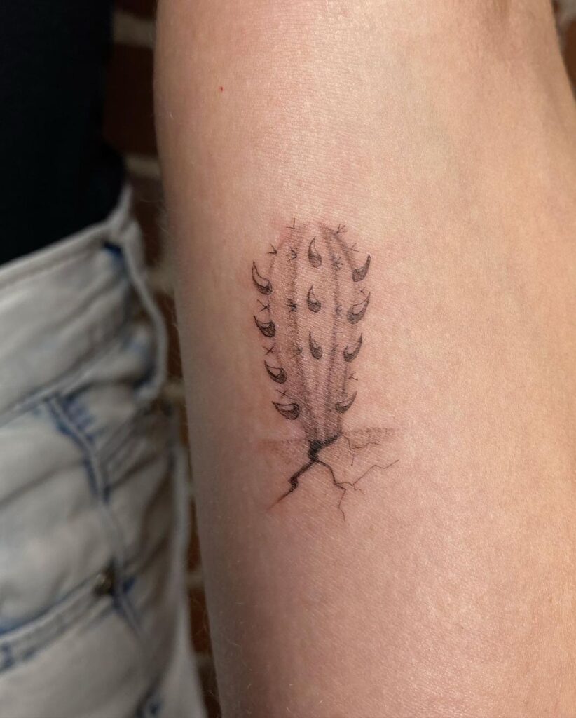 Tatuaje de cactus