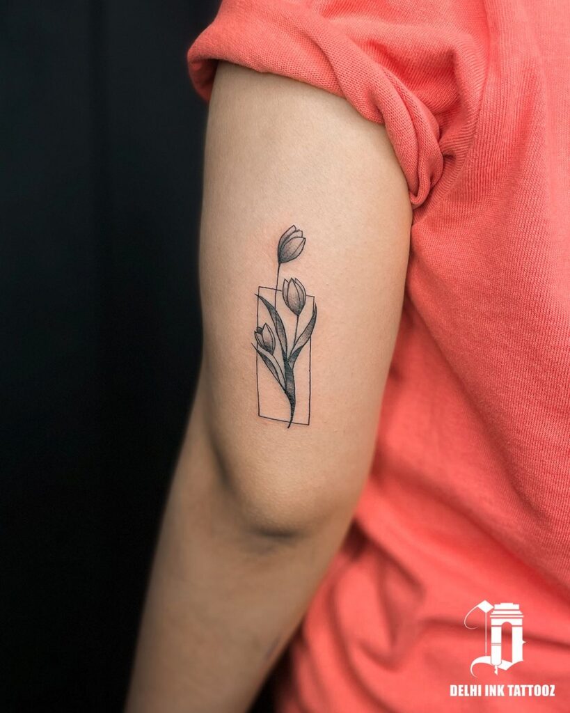 Tulipanes Tatuaje