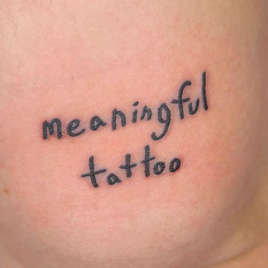 Meaningful Tattoo