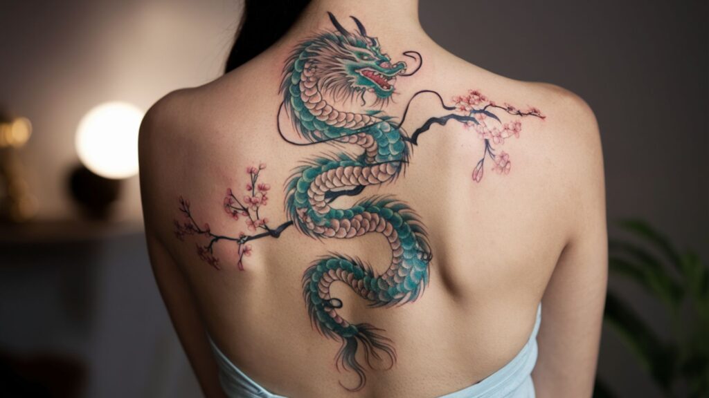 asian dragon tattoo