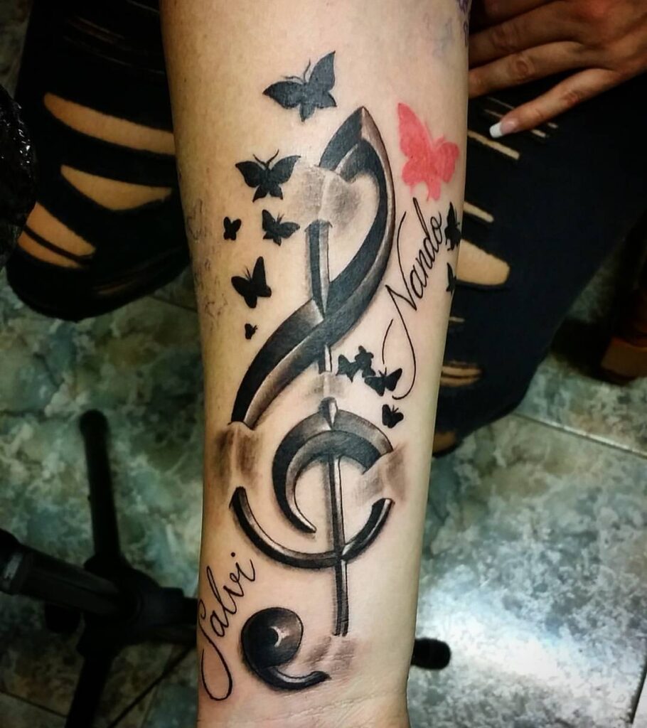 Clave de sol y nombres