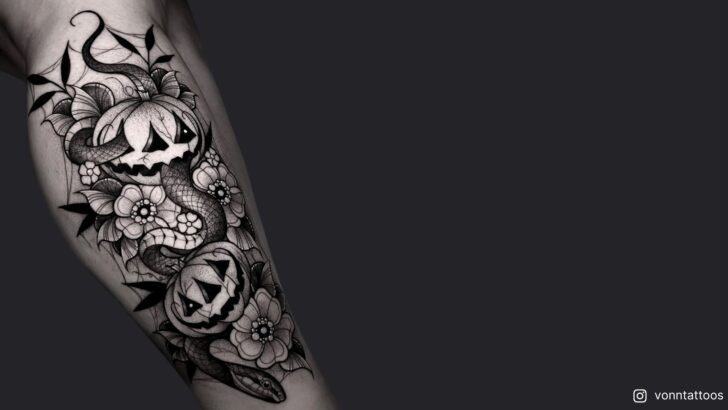 20 Tatuagens Flash de Halloween Adoravelmente Arrepiantes