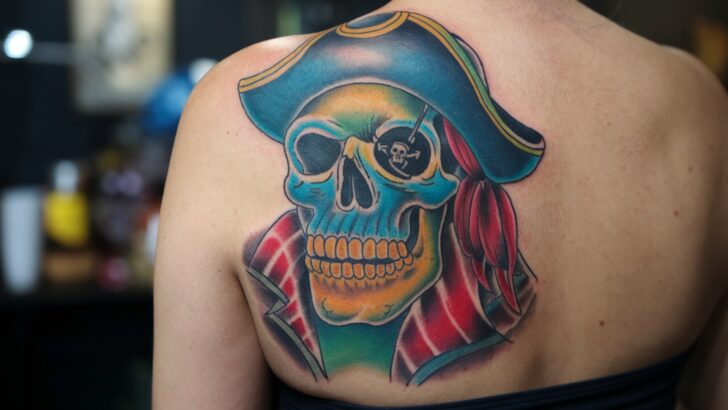 20 tatuajes de calaveras piratas para dar rienda suelta a tu rebelde interior