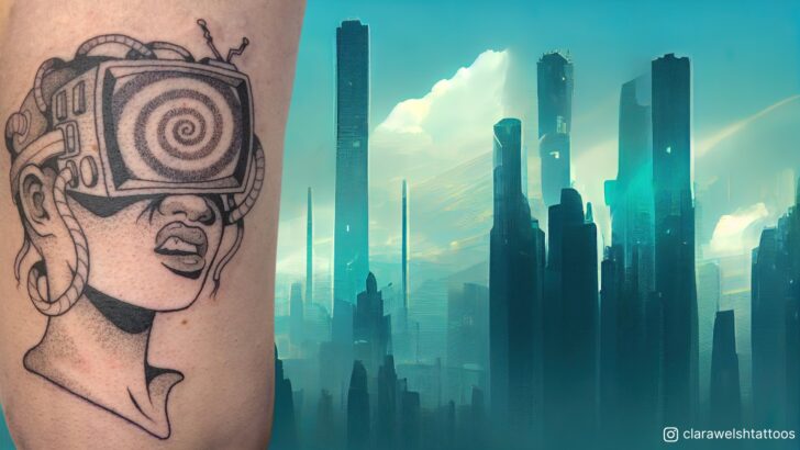 22 tatuagens cyberpunk que o vão surpreender com uma estética futurista de néon