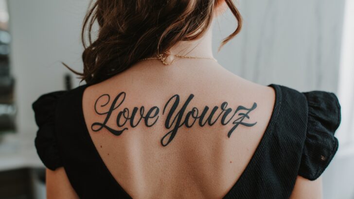 22 “Love Yourz” Tattoos That Celebrate Self Love And Gratitude