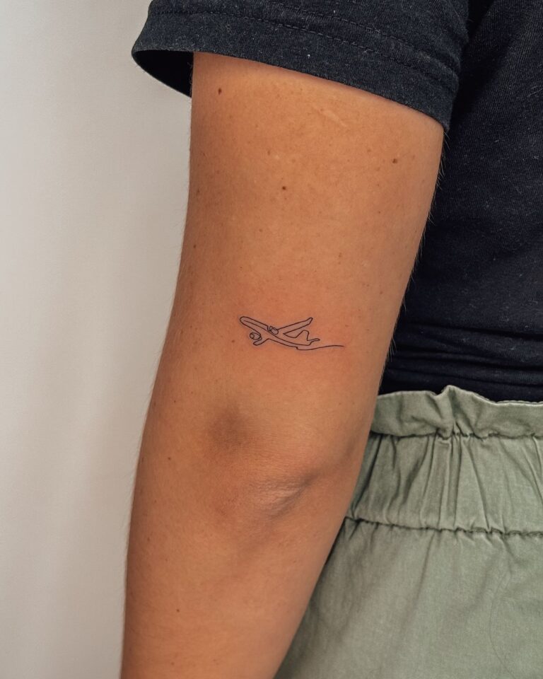 Airplane Tattoo