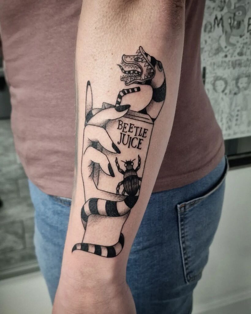 Beetle Juice Tattoo