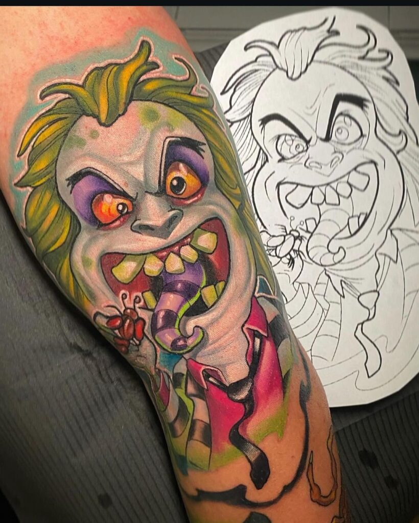 Tatuaggio Flash Beetlejuice