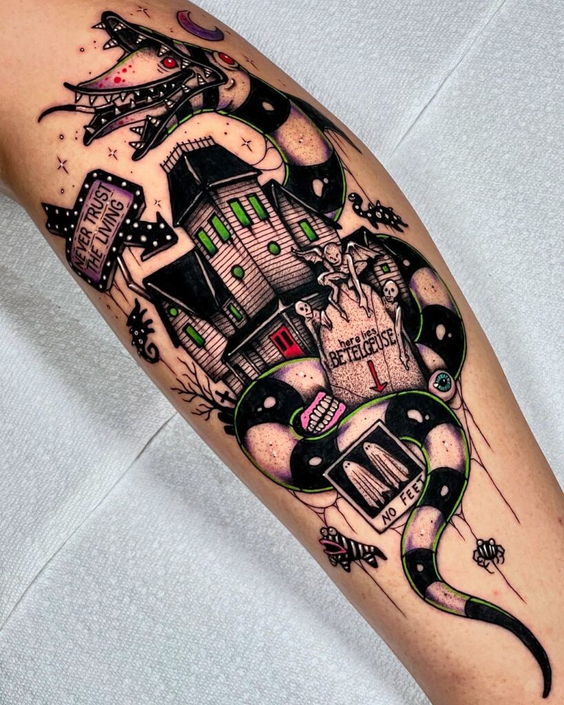 Beetlejuice House Tat