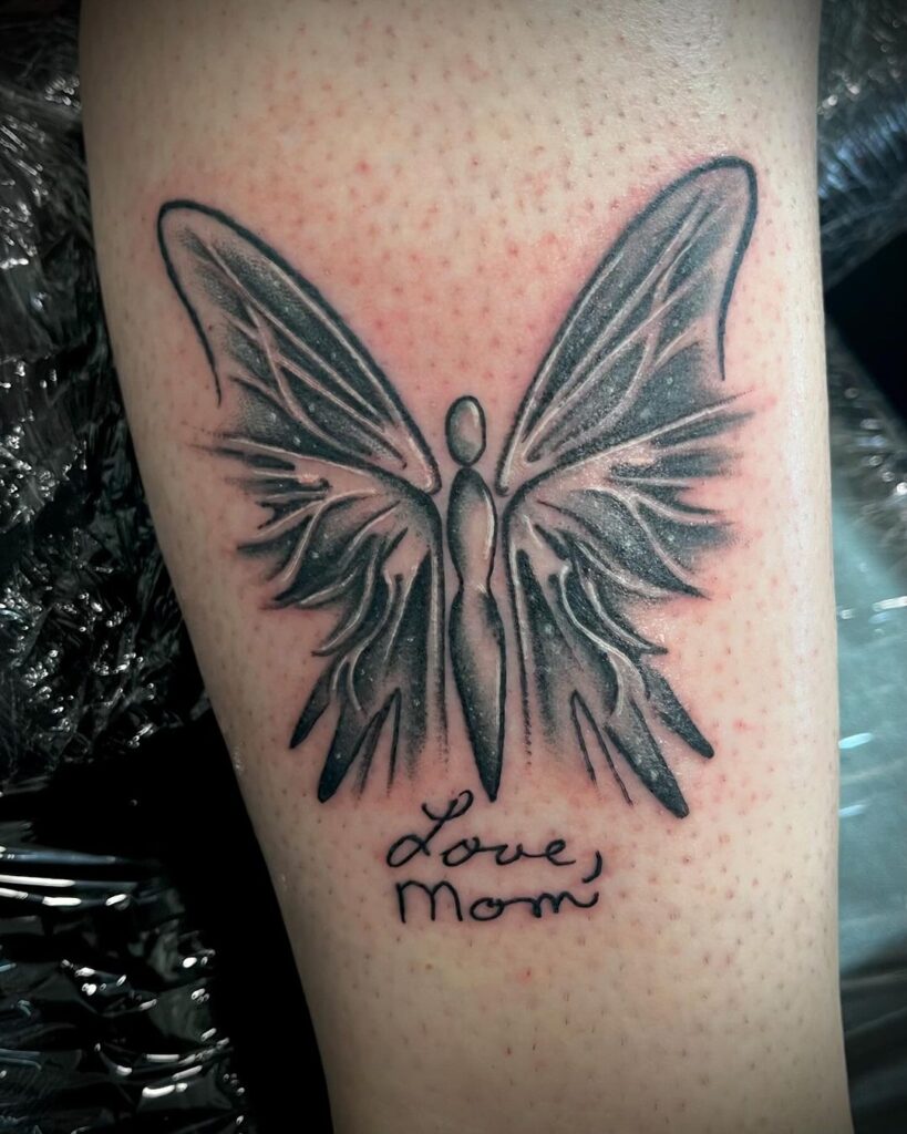 Tinta conmemorativa de la mariposa