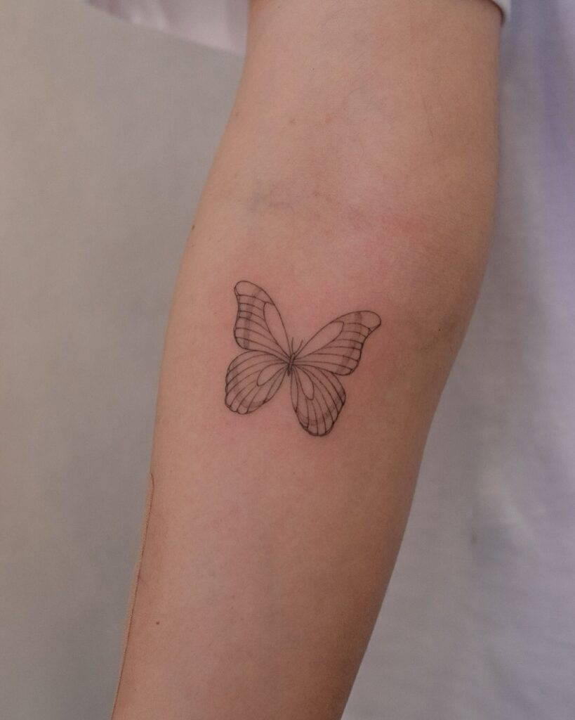 Tatuaje de mariposa