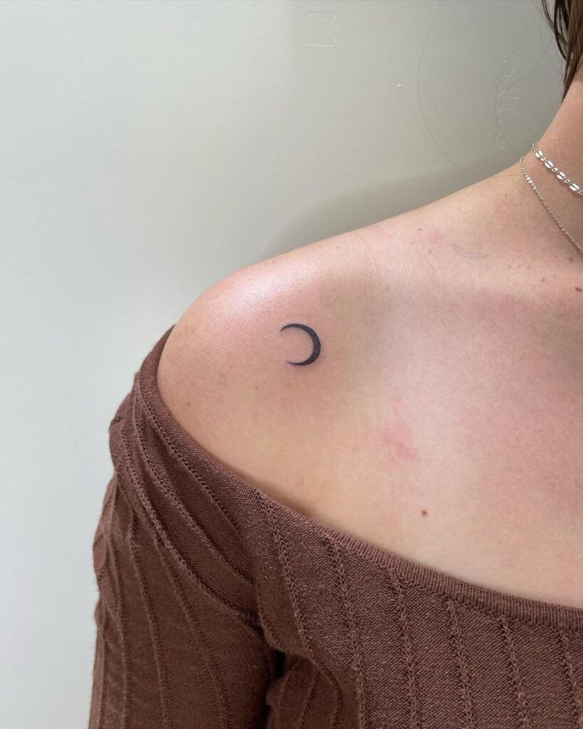 Tatuaje de luna creciente