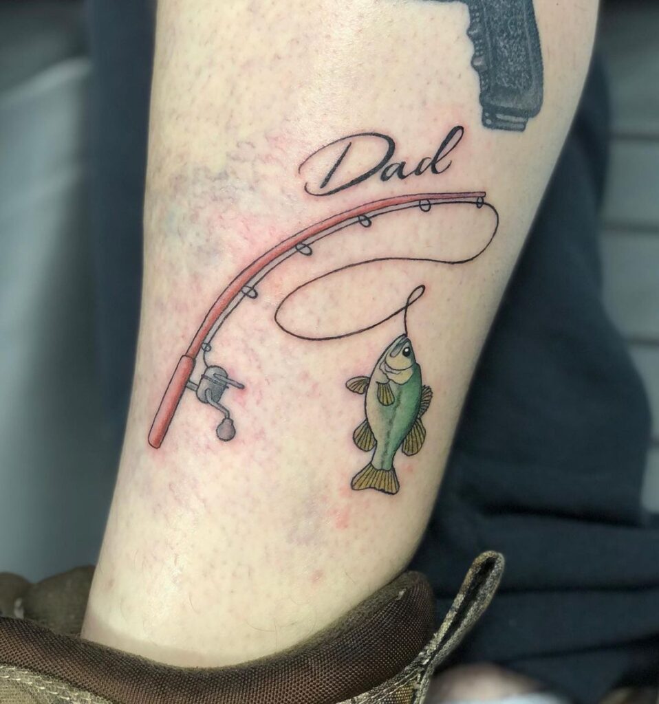 L'hobby del papà tatuato