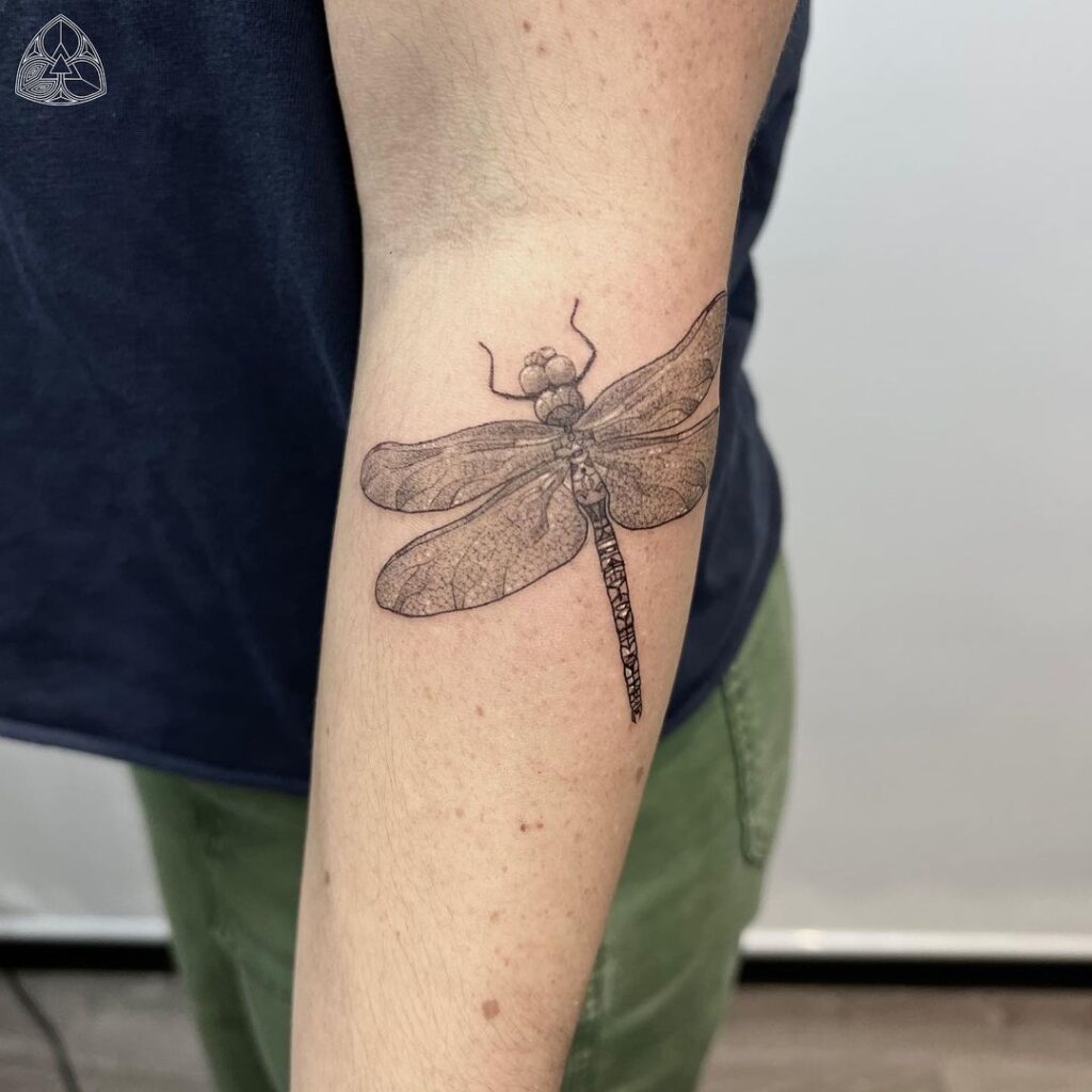 Tatuaggio della libellula