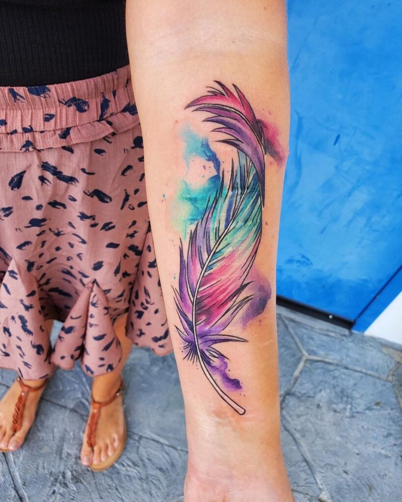 Tinta para aguarela Flowy Feather