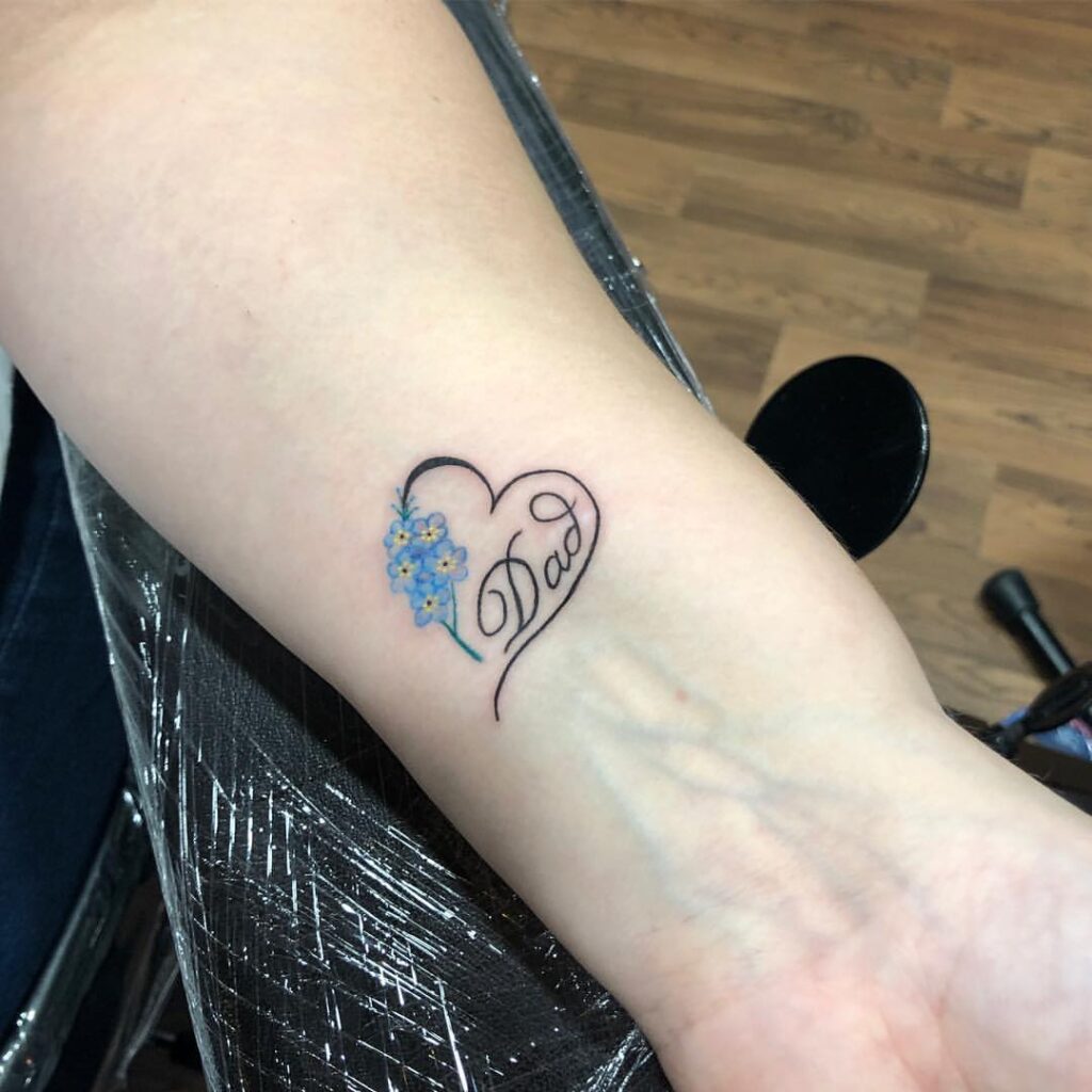 Forget Me Not Tattoo