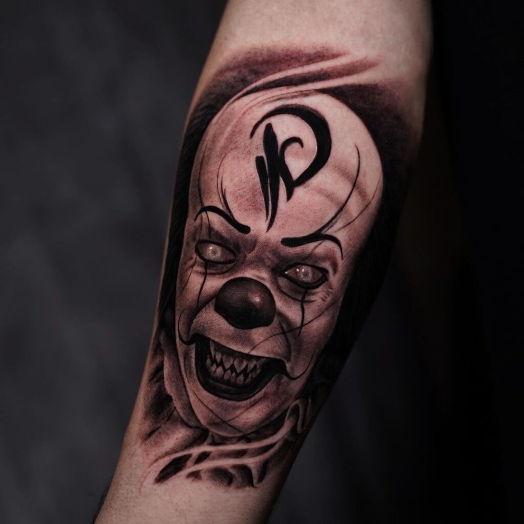  IT Tatuaje de payaso