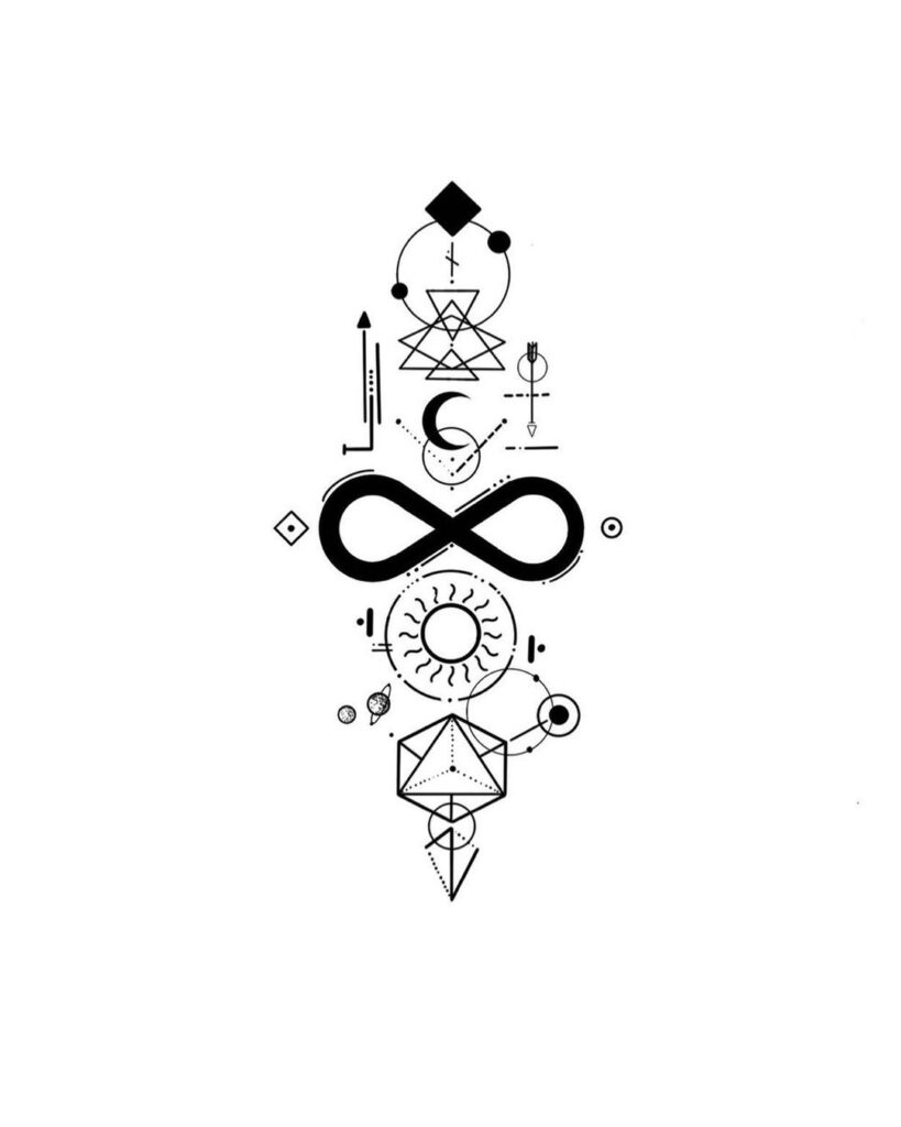 Infinity Tattoo Art Desenho para tatuagem