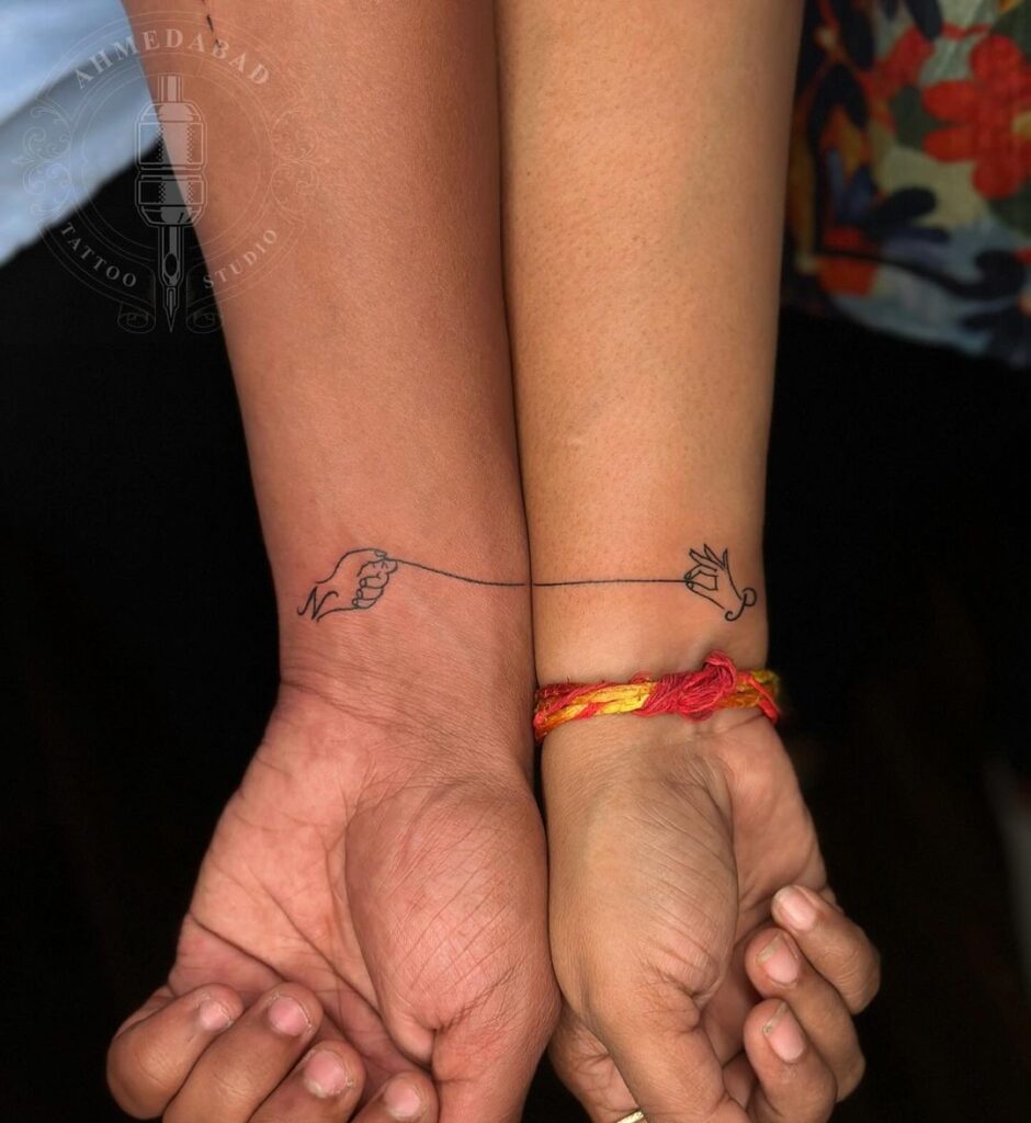 Invisible String Tattoo