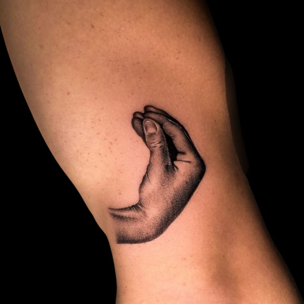 Italian Hand Gesture Tattoo