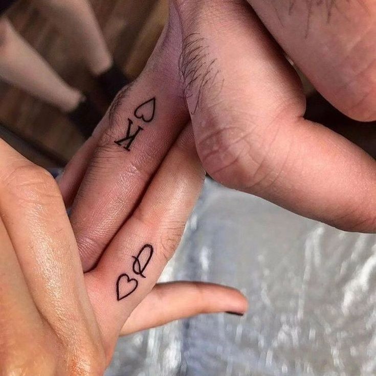 Tatuagem de rei e rainha