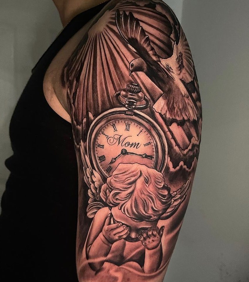 Memorial Sleeve Tattoo