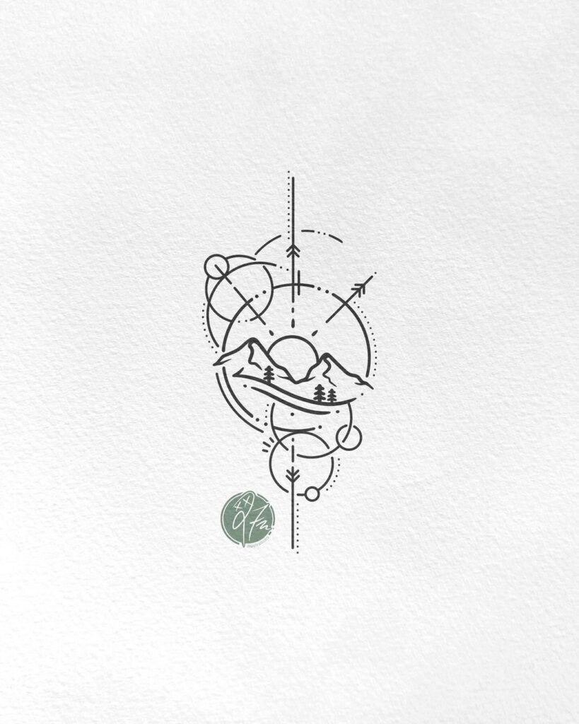 Navigation Tattoo Design