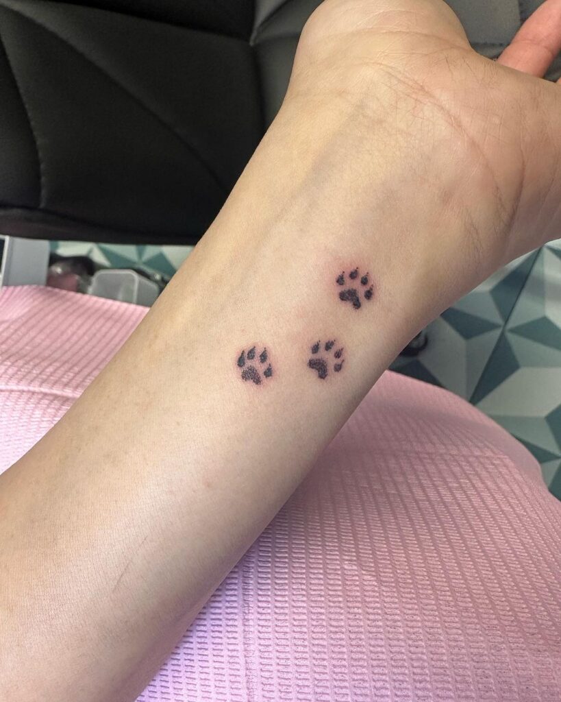 Paw Print Tattoo