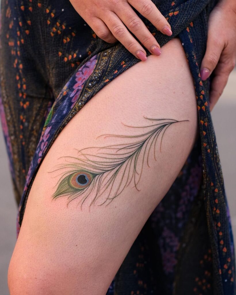 Peacock Feather Tattoo