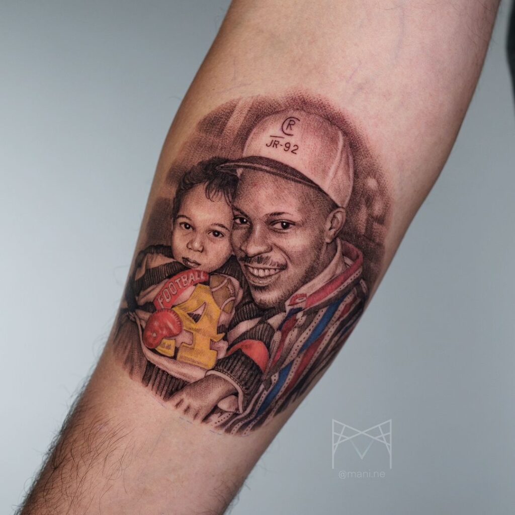 Portrait Memorial Tattoo