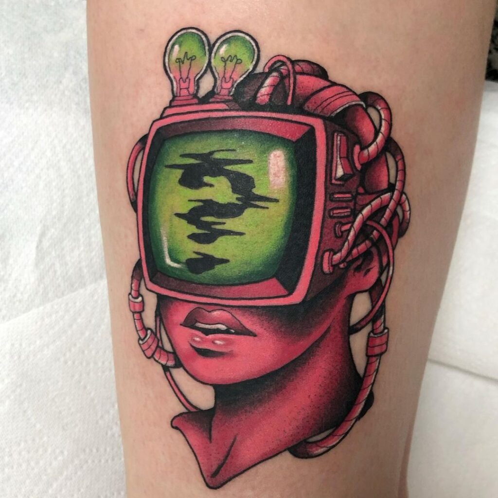 Question Everything Cyberpunk Tat