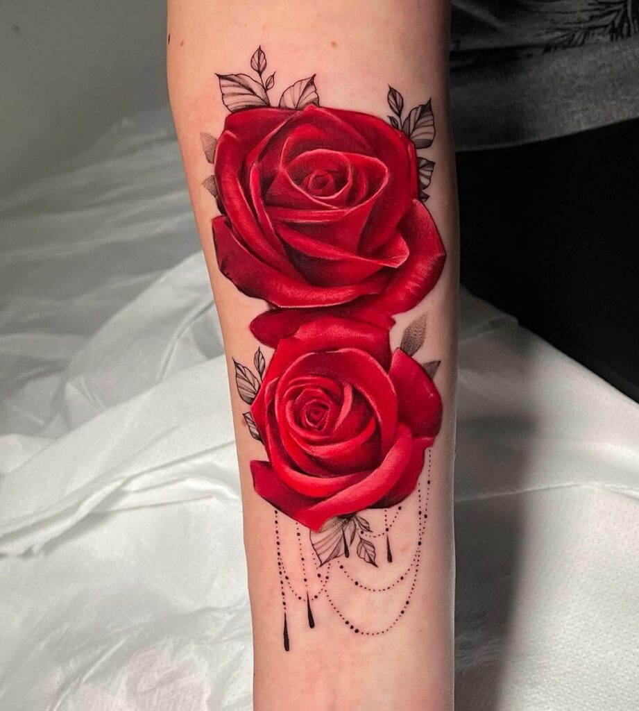 Tatuagem de rosas