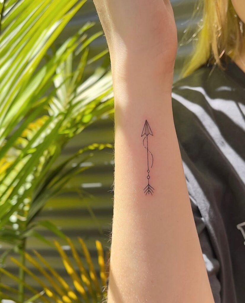 Simple Arrow Tattoo