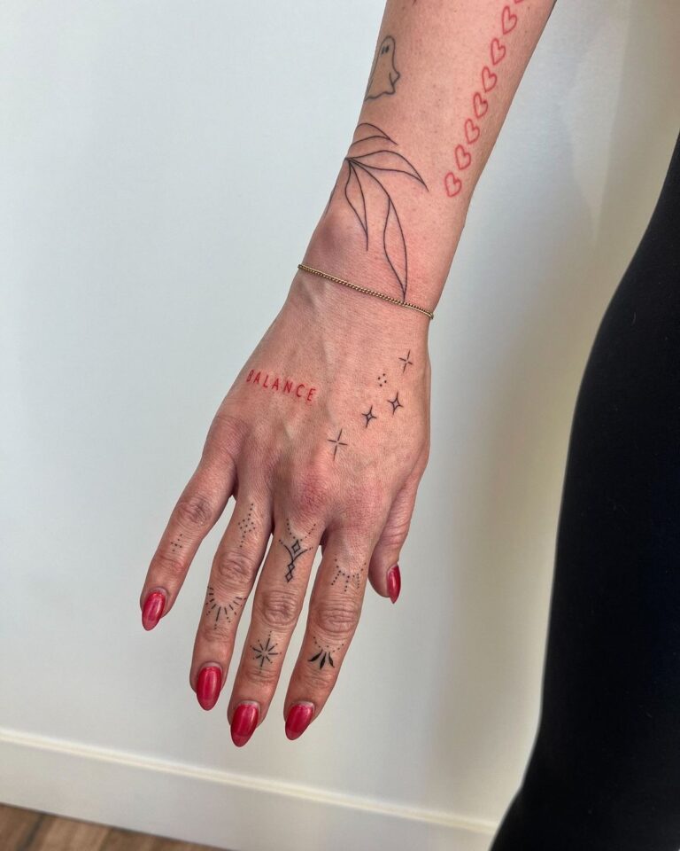 Simple Hand Tattoo