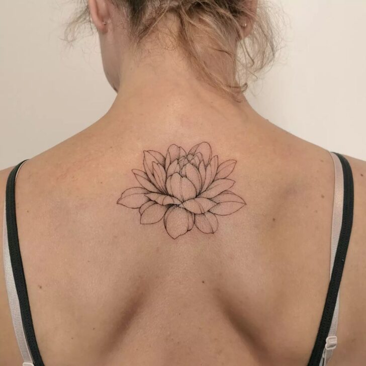 Simple Lotus Tattoo