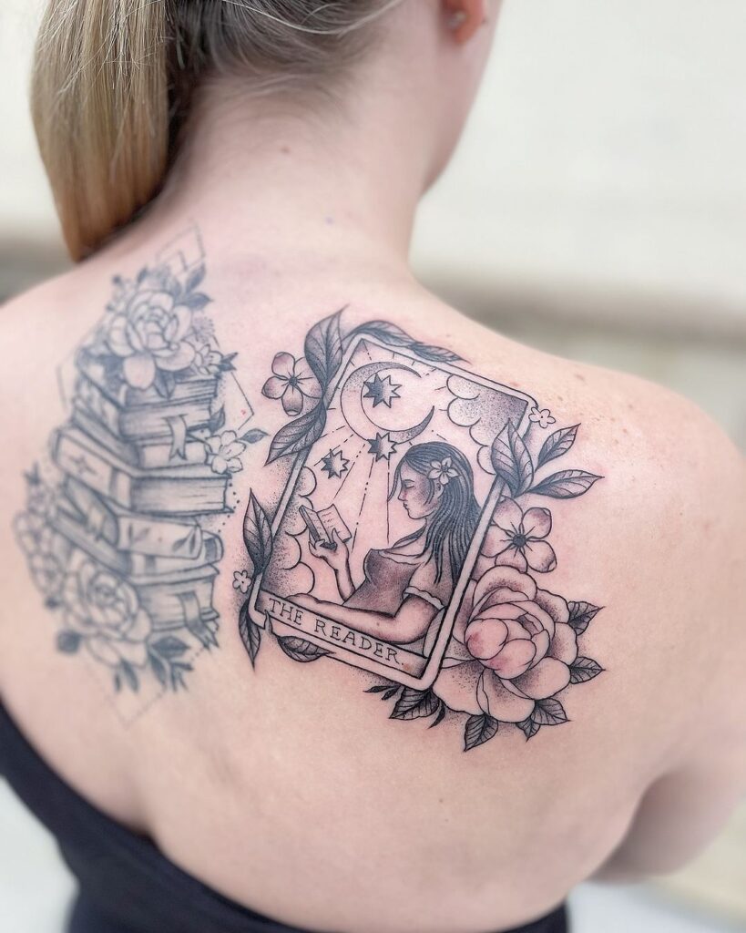 Carta de Tarot O Leitor Tatuagem