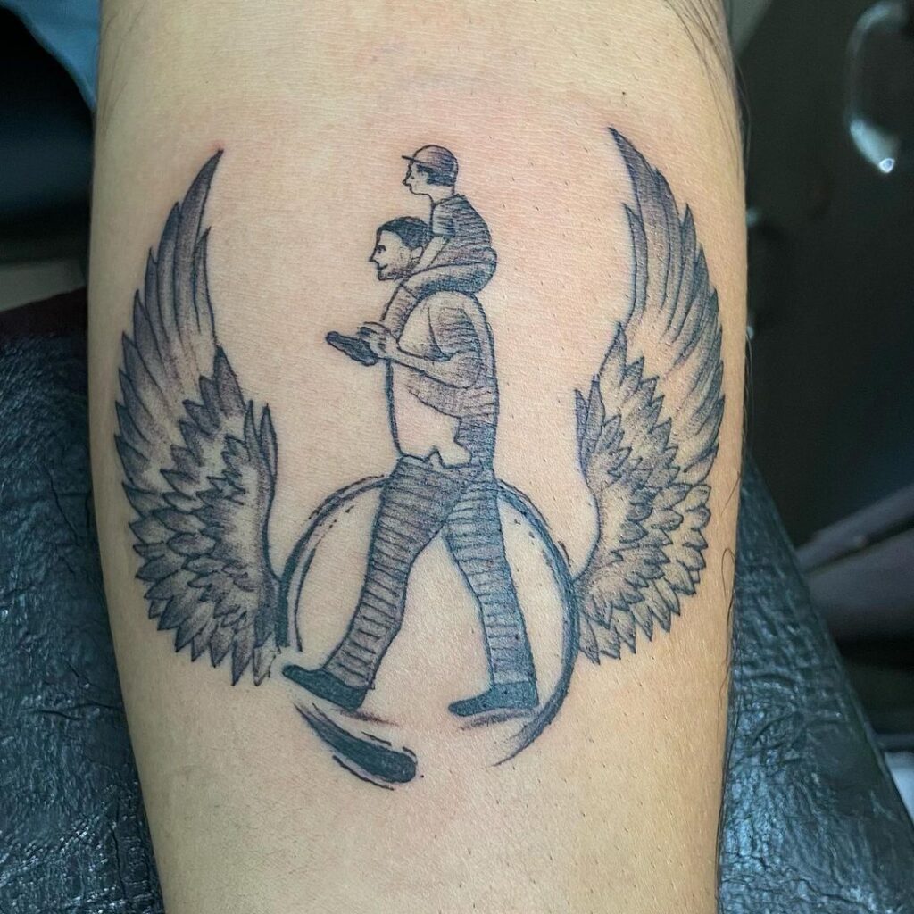 Tatuaggio in onore di papà